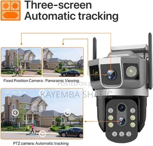 V380 Smart Net Dual-Lens Outdoor 4G SIM Card Security Camera