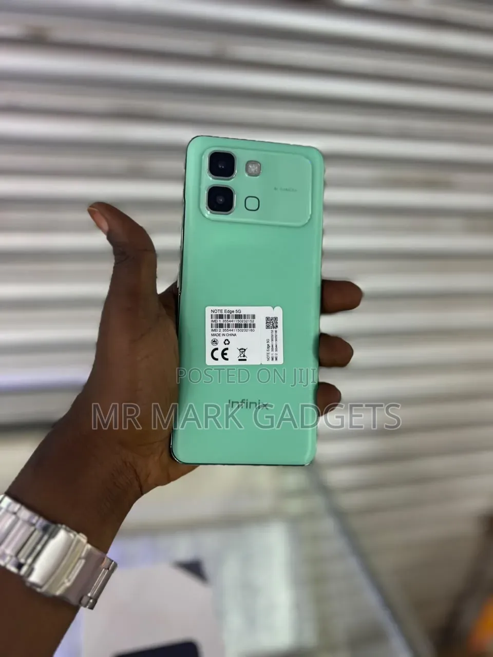 New Infinix Note Edge 256 GB Green
