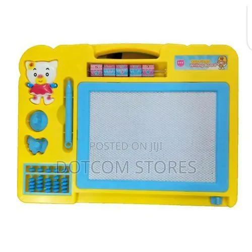 Small Drawing/Writing Magic Slate Board for Kids - Yellow