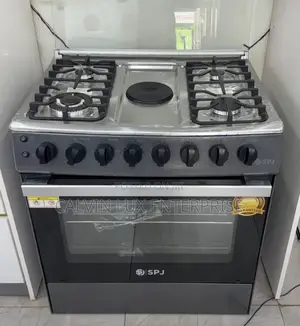 SPJ Cooker 80x60 4 Gas +1 Electric Hot Plate +Oven