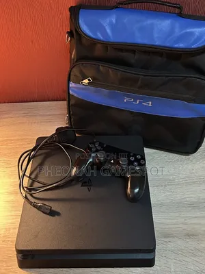 Chipped PS4 Slim Video Game Console With 12 Games and 2 Controllers