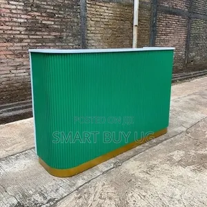 White Receptiondesk 1.6meters Executive Reception Counter L Shape