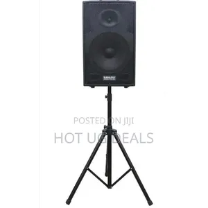 Public Address Speaker With Wireless Mic & Stand – Bluetooth, USB, FM