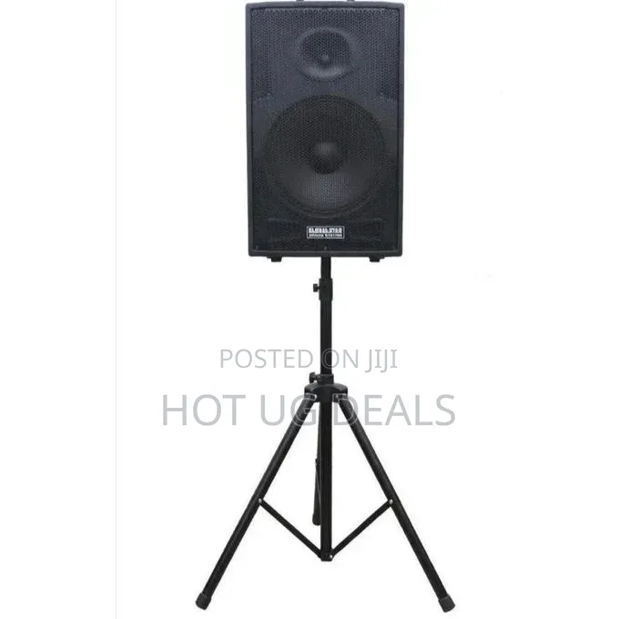 Public Address Speaker With Wireless Mic & Stand – Bluetooth, USB, FM