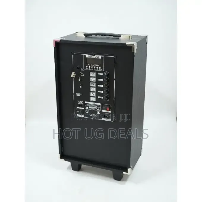 Public Address Speaker With Wireless Mic & Stand – Bluetooth, USB, FM