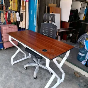 Executive-Workstation-120cm-Wood-Top-X-Base-Office-Desk-6