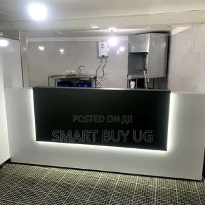 White Receptiondesk 2m Executive Reception Counter Small White