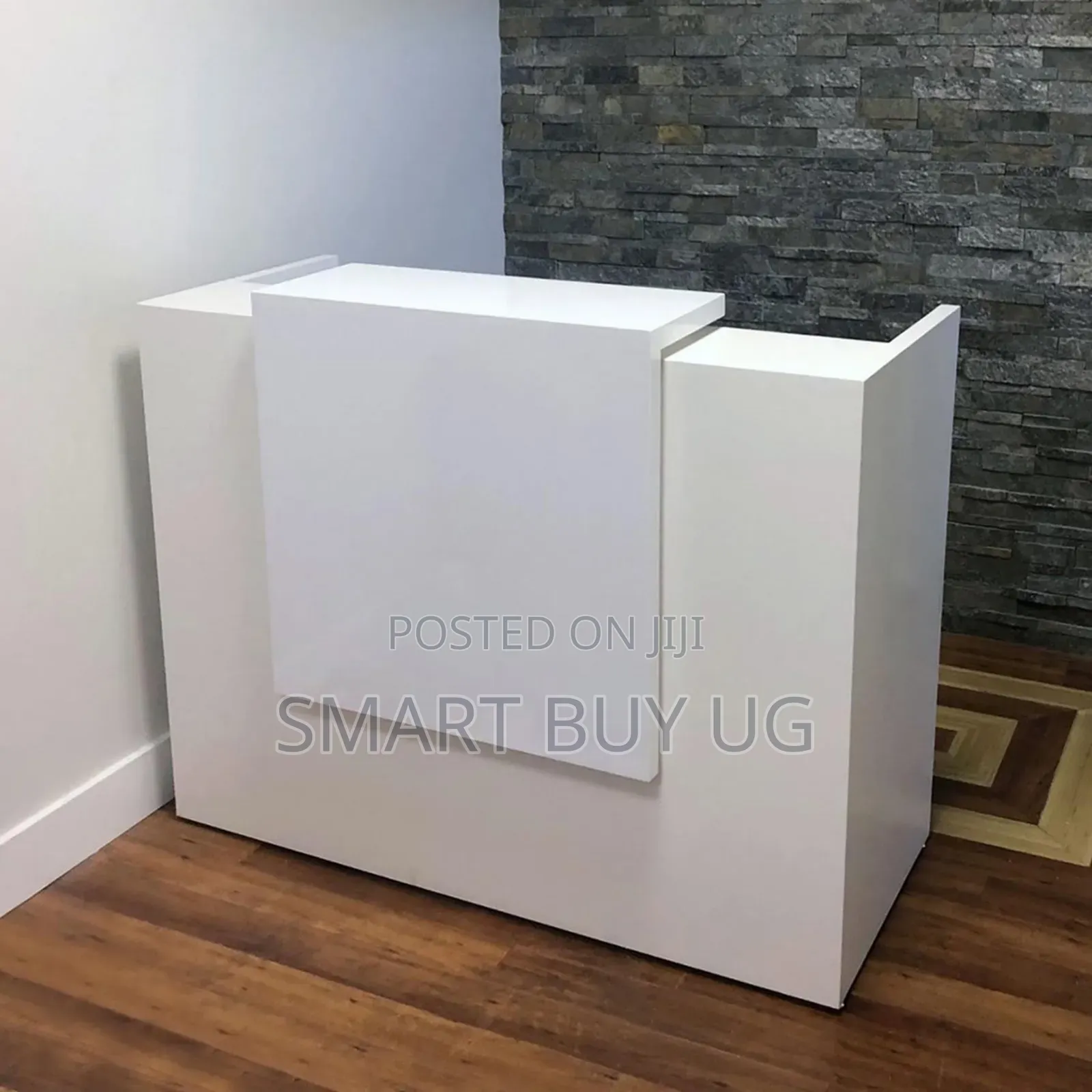 White Receptiondesk 1.2m Modern Reception Counter White