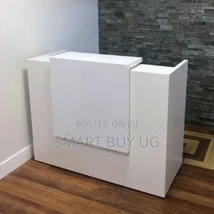 White Receptiondesk 1.2m Modern Reception Counter White