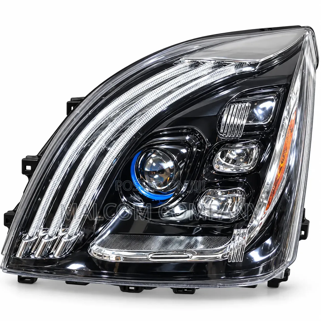 Pair of Aftermarket Headlamps for Toyota Land Cruiser Prado Ronaldo