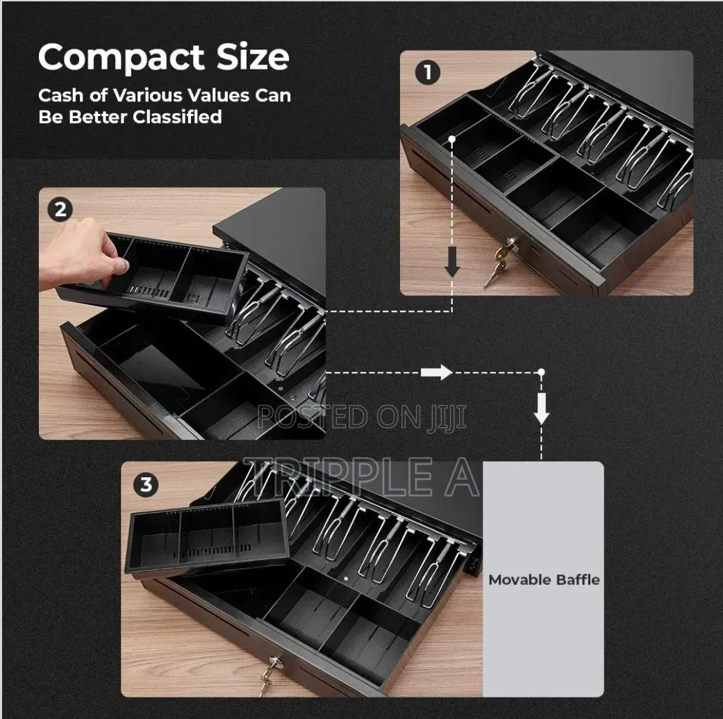 Black Cash Register Drawer