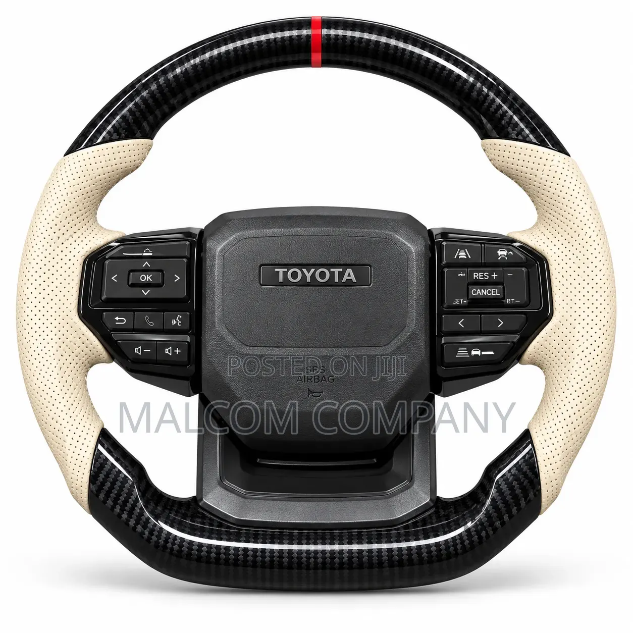 Toyota Carbon Fiber Steering Wheel With Multifunction Control– Uganda