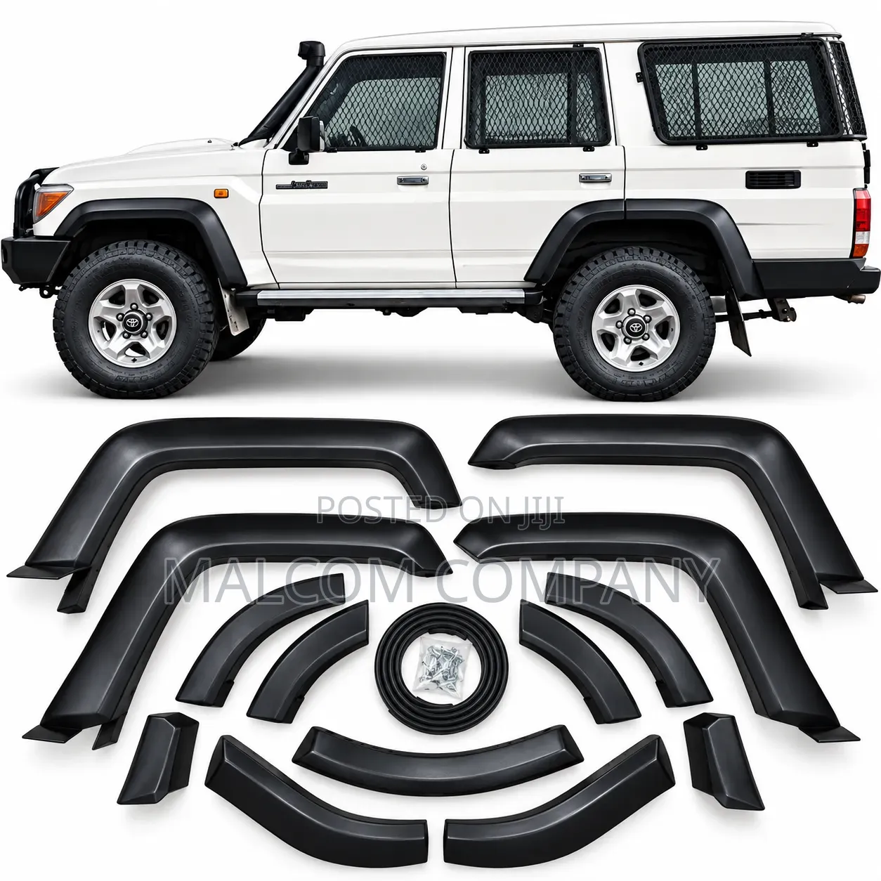 Toyota Land Cruiser 70 Series Fender Flares / Wheel Arch Mouldings