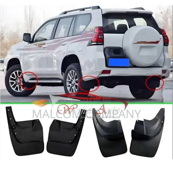 Toyota Land Cruiser Prado Mud Flaps / Mudguards – Front & Rear Set Ug