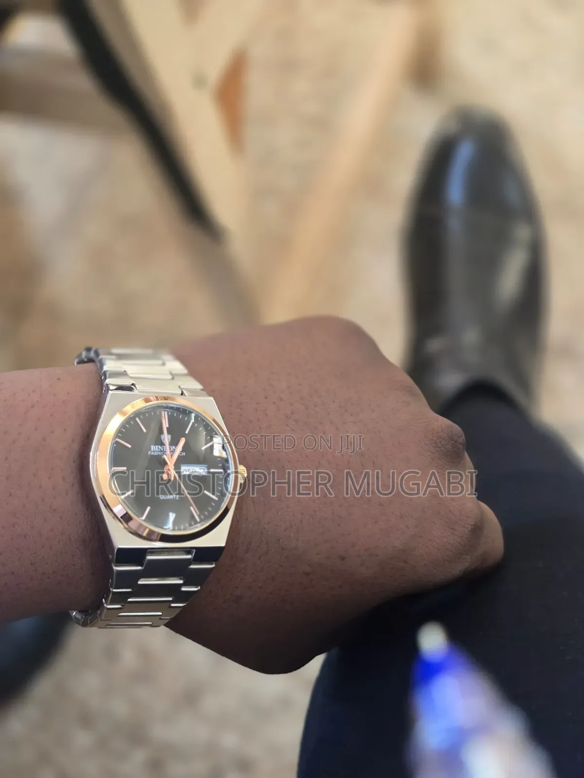 BIBOND Men’s Luxury Watch | Stainless Steel | Quartz | Day & Date