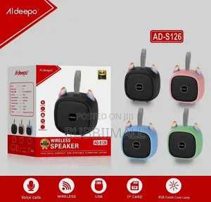 Wireless Portable Cat-Ear Speaker ~ Aldeepo AD-S126
