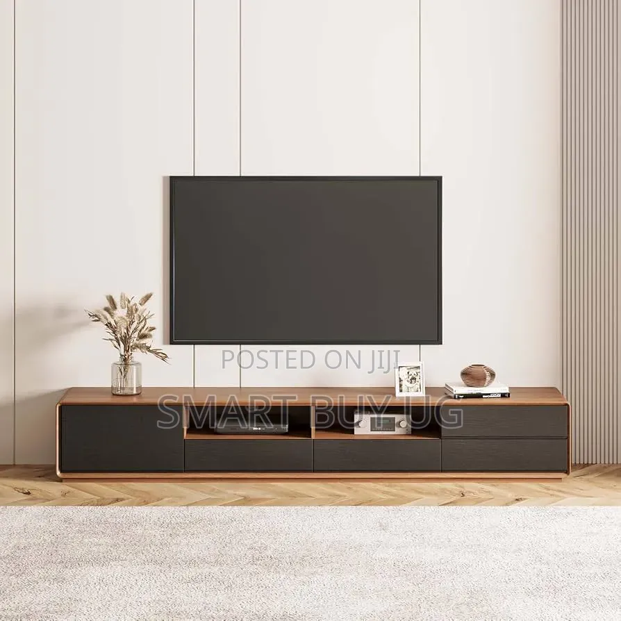 Simple Tvstand | Stand TV Stand | Storage Tvstand 1.8m Walnut
