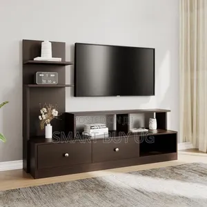 Wall Unit TV Stands | Simple Tvstand | TV Stands Wall 5ft Brown B