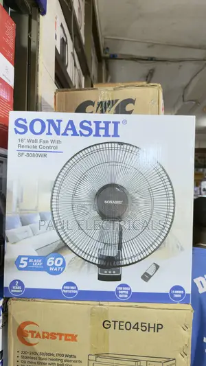 Sonashi Wall Fan With Remote