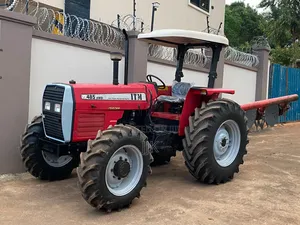 MF 485 Tractor + 4 Disk Plough