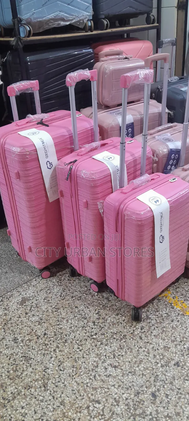 Good Partner Rubber Pinky Suitcases