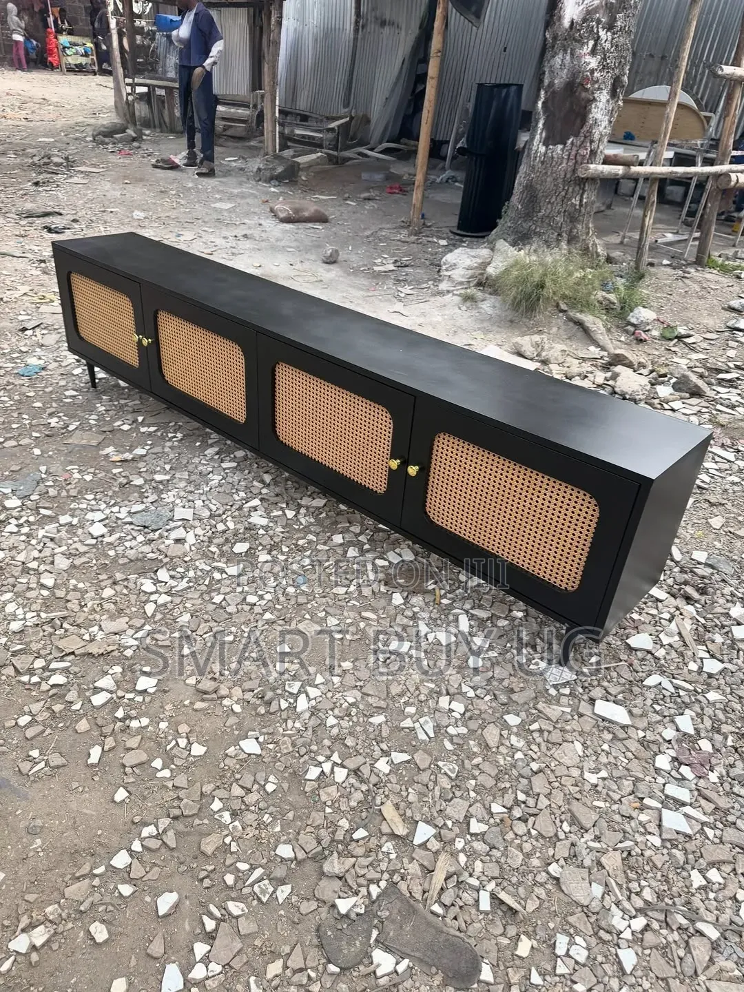 TV Stand | Black Tvstand | Tvstand | TV Stand Unit 6ft