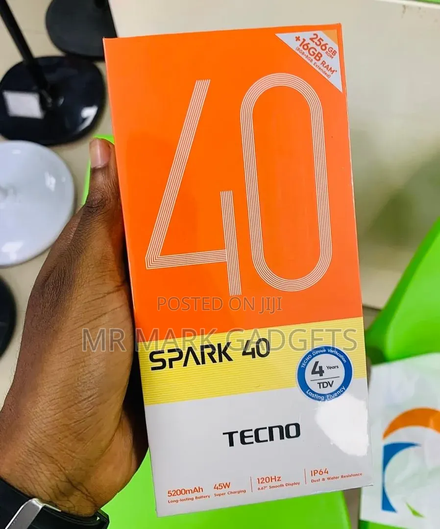 New Tecno Spark 40 256 GB Blue