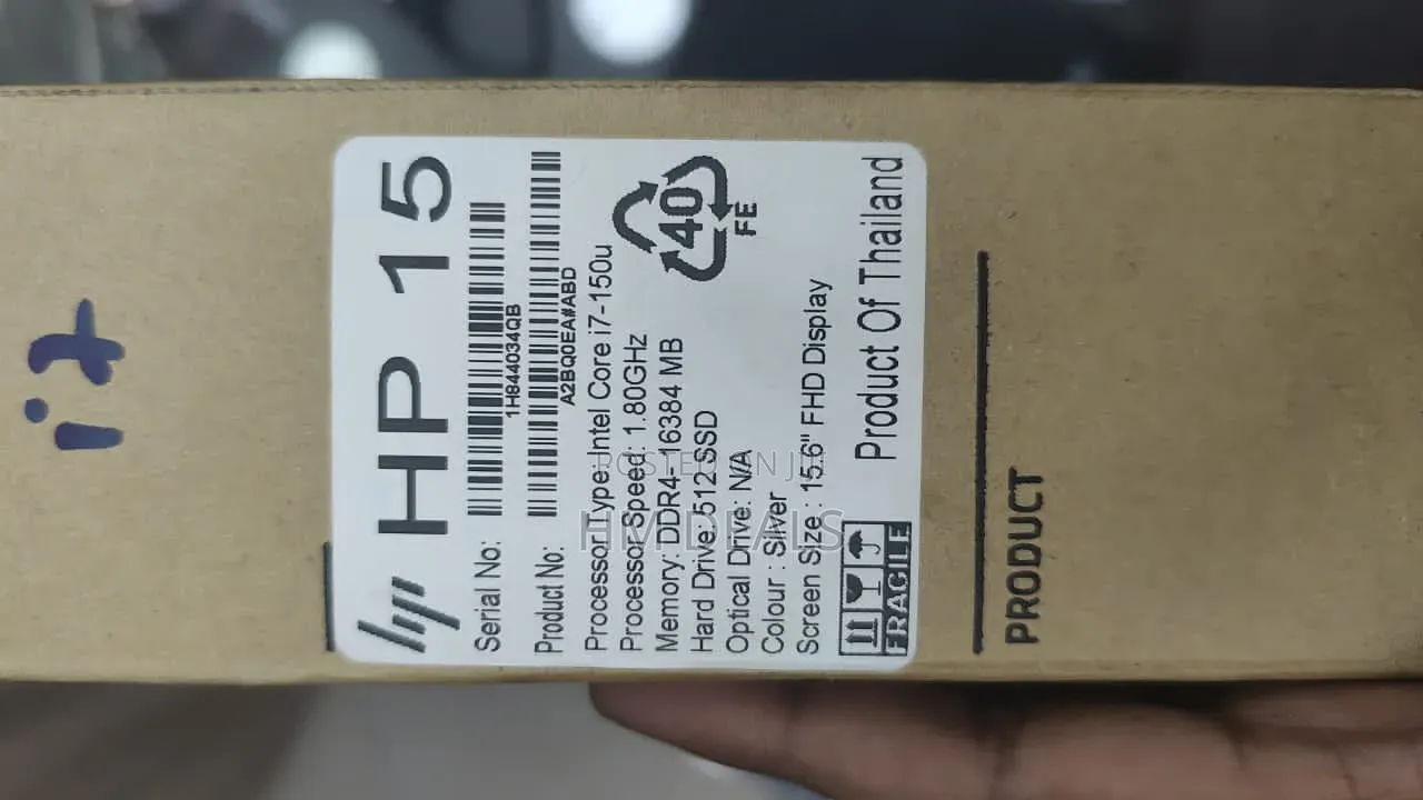 Laptop HP 15 16GB Intel Core i7 SSD 512GB