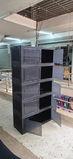 5-Tier Plastic Storage Cabinet