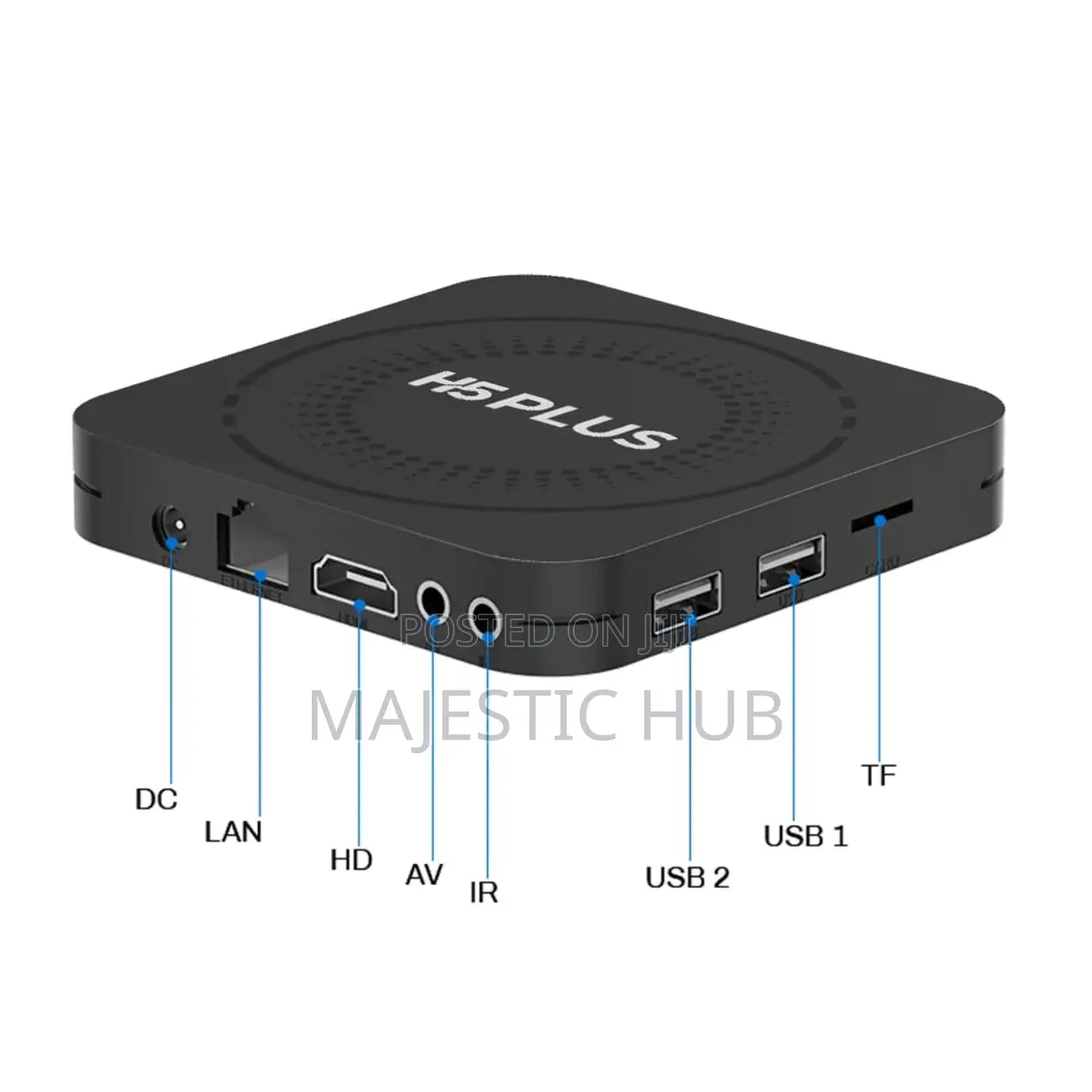 UTOCIN H5 PLUS Android TV Box – Android 15, 4K HDR, WiFi 6