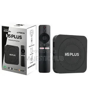 UTOCIN H5 PLUS Android TV Box – Android 15, 4K HDR, WiFi 6