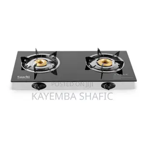 Brand New Saachi Double Burner Gas Stove NL-GAS-5248-BK Glass Top