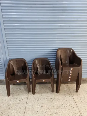 Branded Mukwano Sofa Plastic Chairs Plastic Chairs Coffee Brown