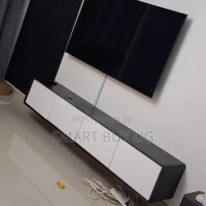 White Tvstand 1.8m TV Stands Bianca Wall Floating Black