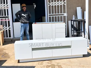 Stand TV Stand | TV Stands With Drawers | Simple Tvstand 1.8m White
