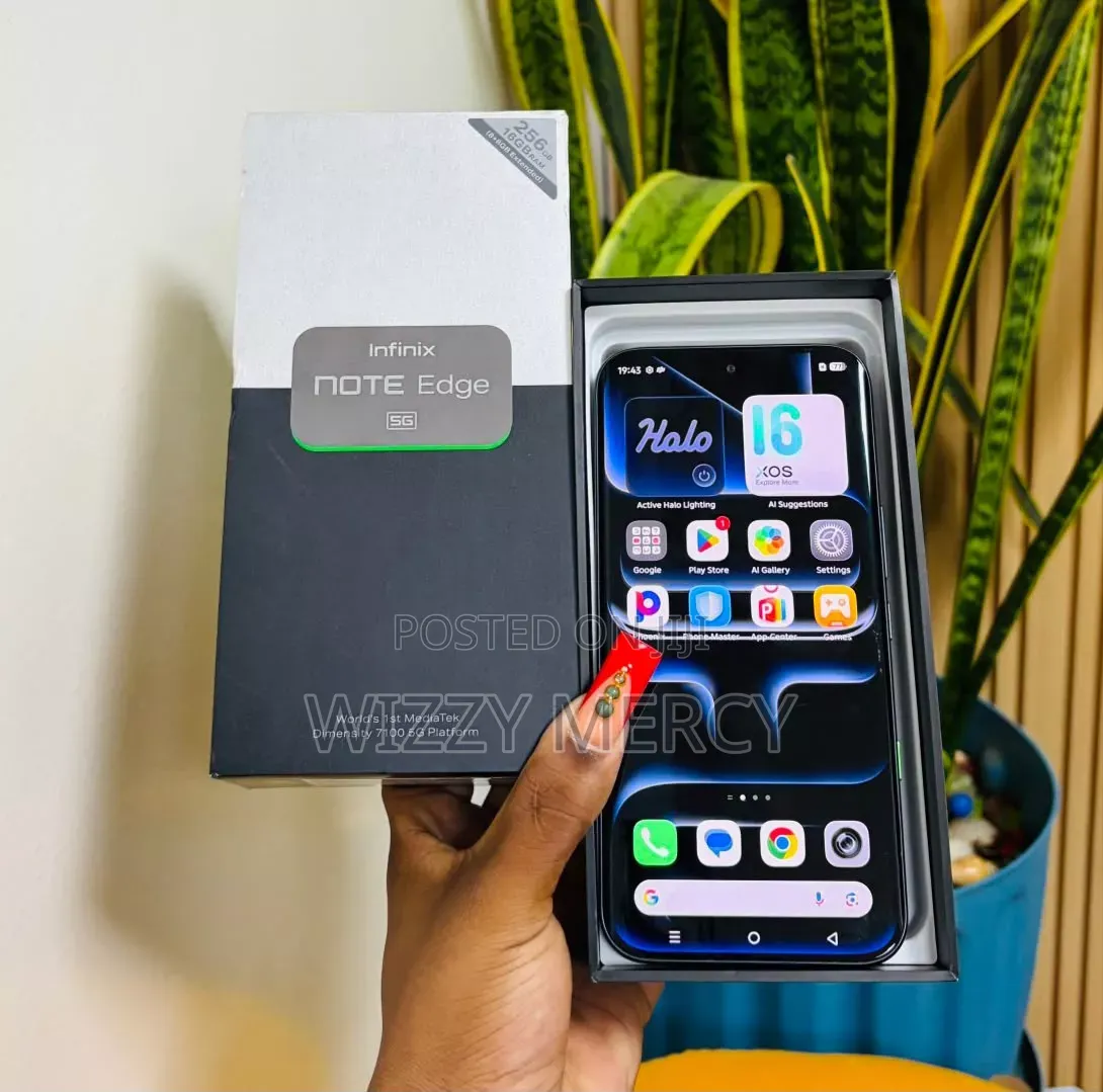 New Infinix Note Edge 256 GB Black