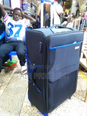 VIP Fabric Extra Large Suitcase. Prince.( Blue)