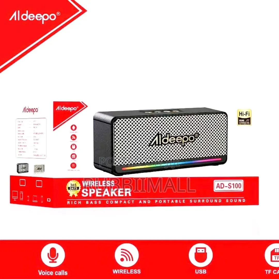 Portable Wireless Bluetooth Speaker ~ Aldeepo AD-S100