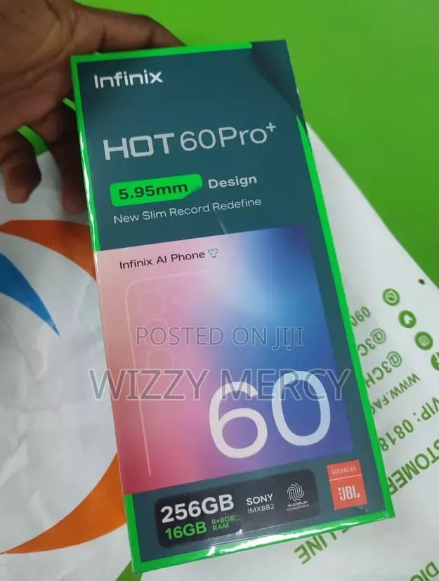 New Infinix Hot 60 Pro+ 256 GB Silver