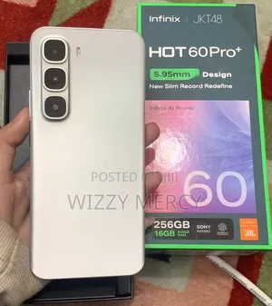 New Infinix Hot 60 Pro+ 256 GB White