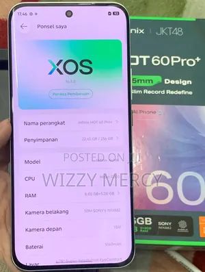 New Infinix Hot 60 Pro+ 256 GB White