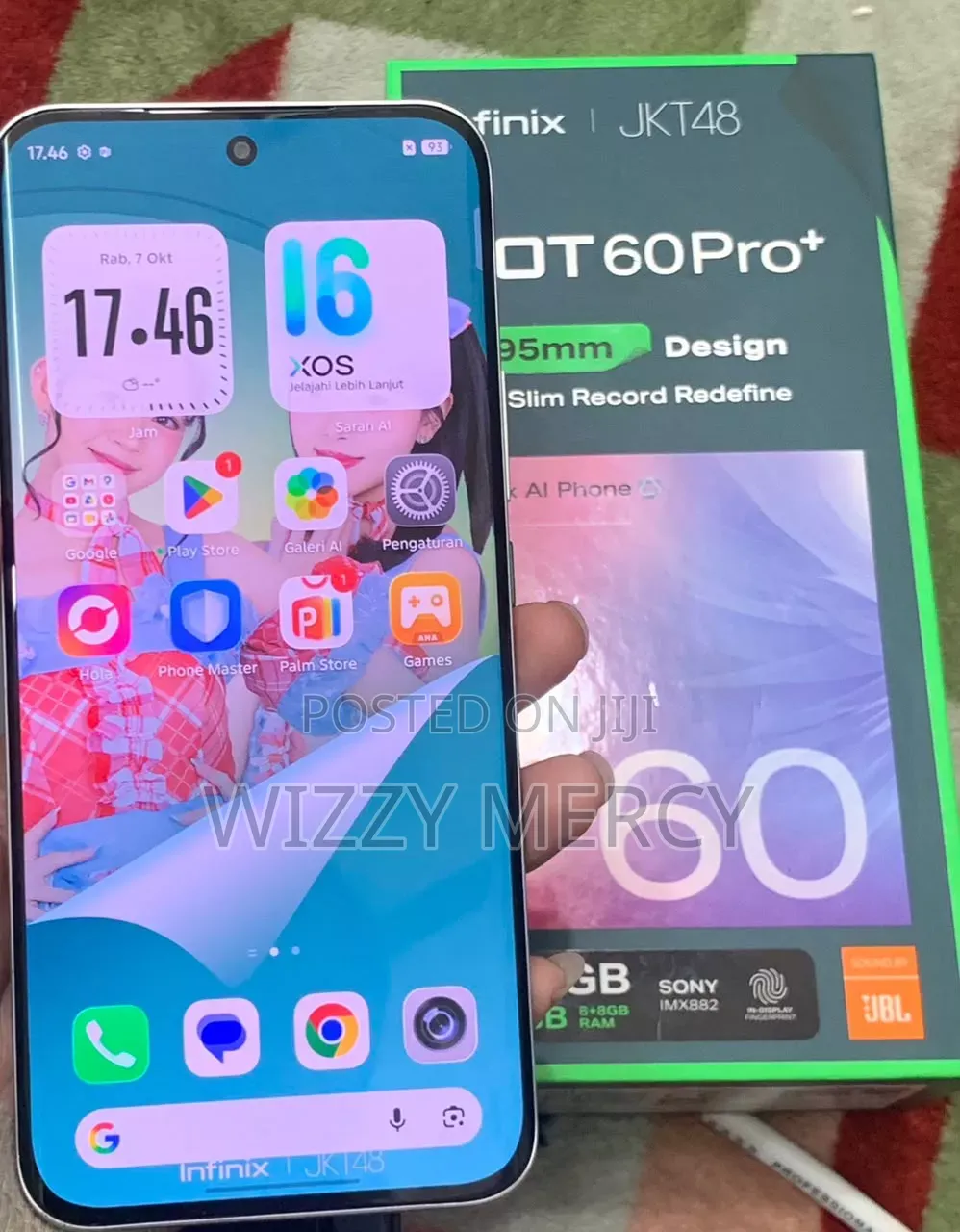 New Infinix Hot 60 Pro+ 256 GB White