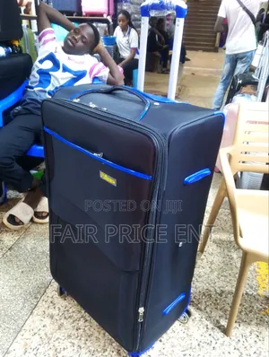 VIP Fabric Extra Large Suitcase. Prince.( Blue)