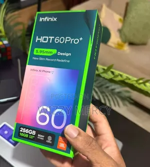 New Infinix Hot 60 Pro+ 256 GB Black