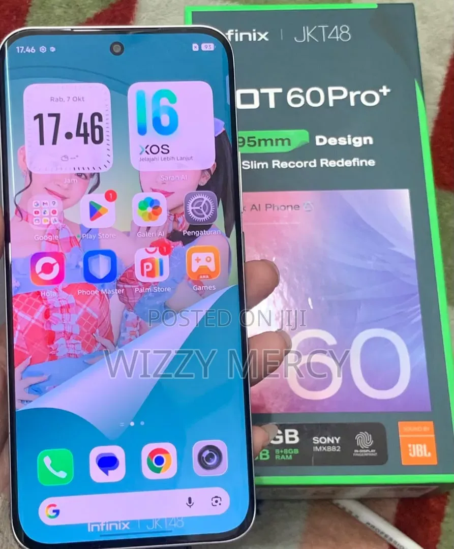 New Infinix Hot 60 Pro+ 256 GB Black