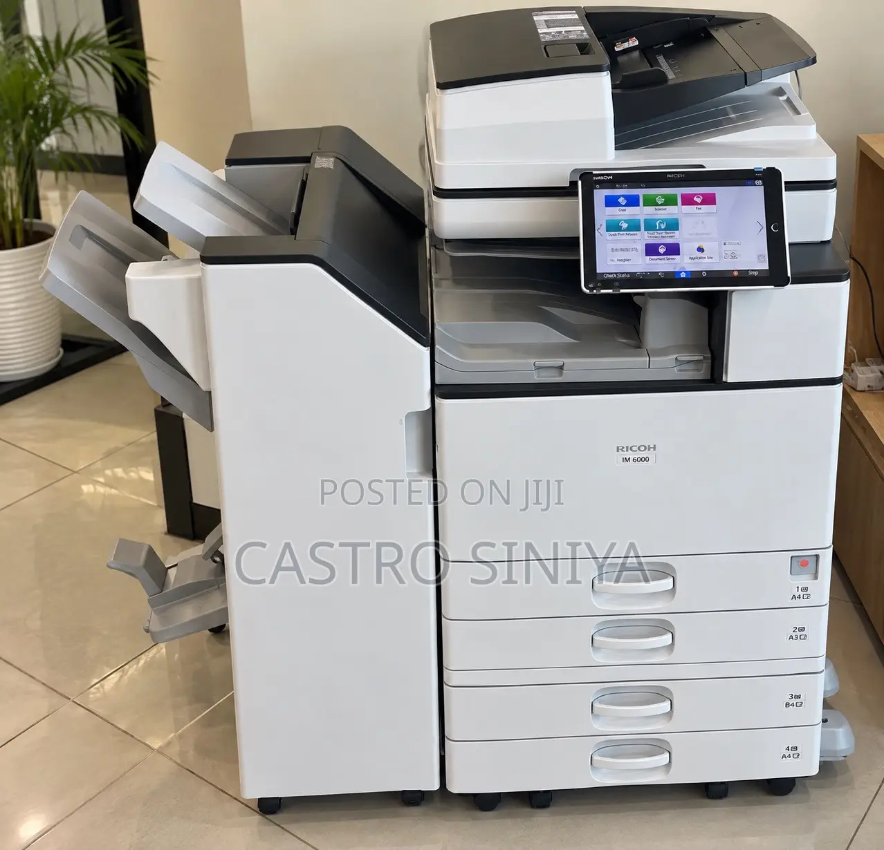 Ricoh IMC6000 A3 Color MFP - Ricoh Finisher Sheet & Booklet
