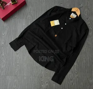 Mandarin Collar / Half-Placket Casual Linen Shirts