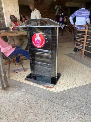 Black Glass Pulpit