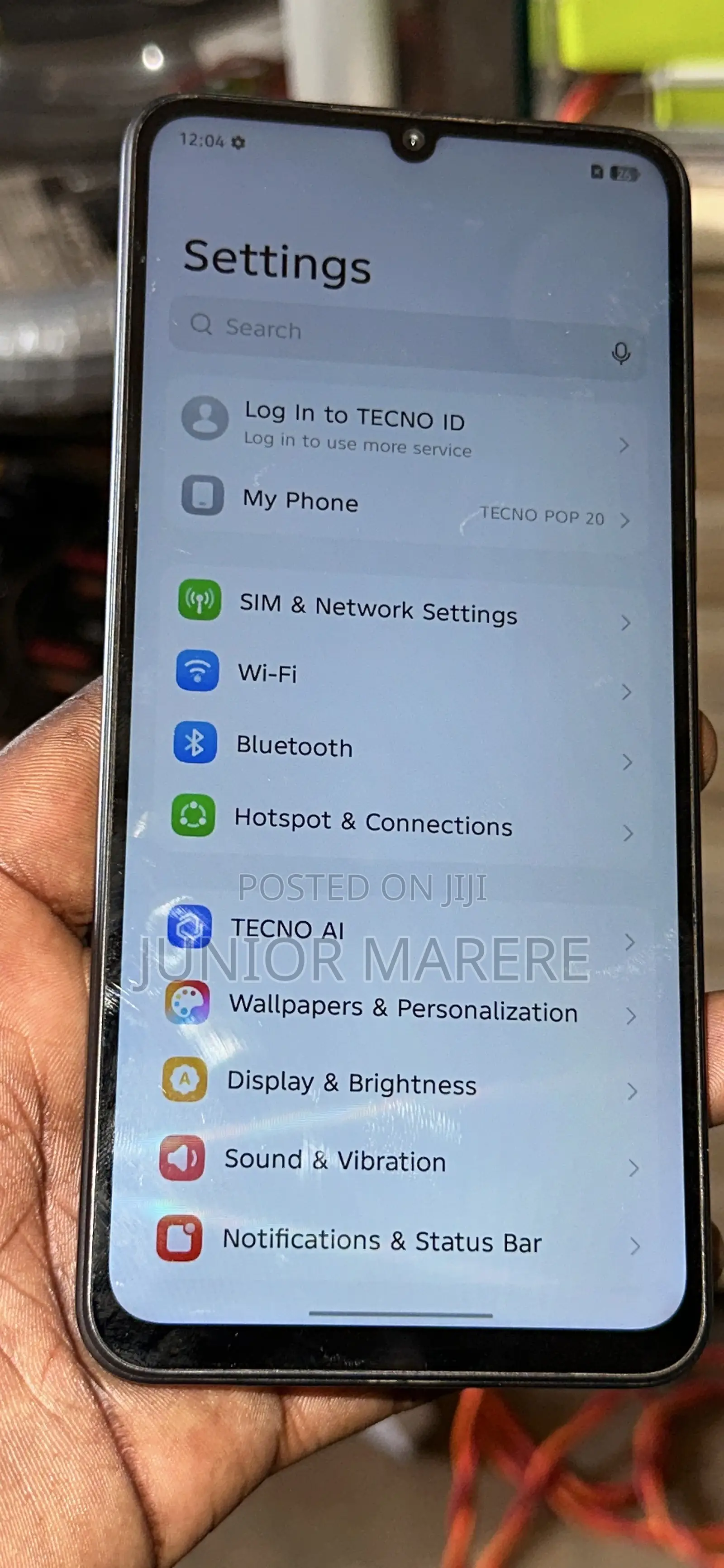 Tecno Pop 20 64 GB Black