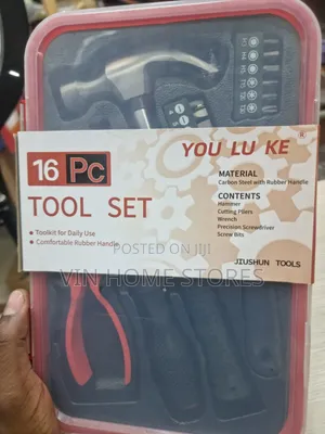 16 PC Household Hand Tool Set